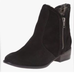 Anthropologie Lied Do faux Fur Suede‎ Ankle Boots  size 9
